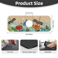thumbnail image 2 of Sikiie Colorful Plants And Insects Splash Guard for Sink Faucet-1 PC Super Absorbent Fast Drying Mat Sink Gadgets-Splash Guard for Kitchen, Sink Mat, 2 of 7