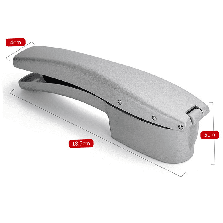 Garlic Press No Need To Peel - Built in Cleaner - Crusher, Mincer and  Peeler, Cast Aluminum