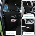thumbnail image 5 of For 2016-2023 Toyota Tacoma FH Group Custom Fit Neoprene Car Seat Covers Waterproof - Gray Front, 5 of 6