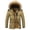 c01Khaki, variant on Men's Winter Jacket with Hood Water Repellent Windproof Thicken Parka Warm Winter Coat Sherpa Lined Jackets Down Coats Black XXXXXL