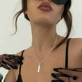 thumbnail image 1 of Fiudx Collar con Colgante de Pilar de Los Deseos, Joya de Acero Inoxidable para Aliviar El Estrés, Accesorio de Relajación Unisex, Herramienta de Moda para Controlar La Respiración, Ideal para Yoga,, 1 of 7