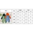 thumbnail image 7 of Suealasg Baby Boys Dinosaur Bodysuits Animal Outfits 3 6 12 18 Months Infant Boys Long Sleeve Contrast Color One Piece Jumpsuits, 7 of 7