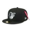 thumbnail image 3 of Men's New Era x Alpha Industries  Black Baltimore Orioles 59FIFTY Fitted Hat, 3 of 5