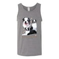 thumbnail image 2 of If It's Not an Australian Shepherd It's Just a Dog Gift | Mens Dog Lover Graphic Tank Top, Heather Grey, 3XL, 2 of 3