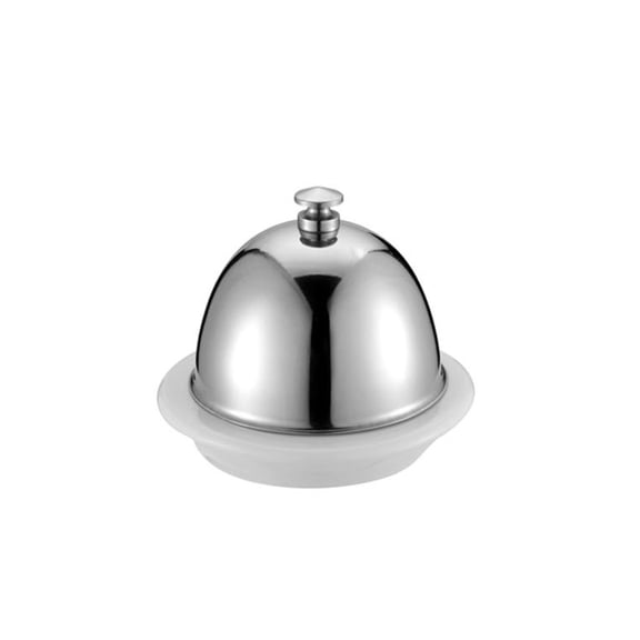 Ceramic Butter Dish with Lid Round Cheese Organiser for Kitchen and Dining Room