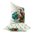 thumbnail image 3 of Leafy Wings Indoor/Outdoor Pillow with Removable Cover in Green 18x18, 3 of 6