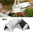 thumbnail image 1 of Emergency Blanket, Lightweight Space Blanket Reusable  For Camping For Marathons For First Aid For Hiking, 1 of 8