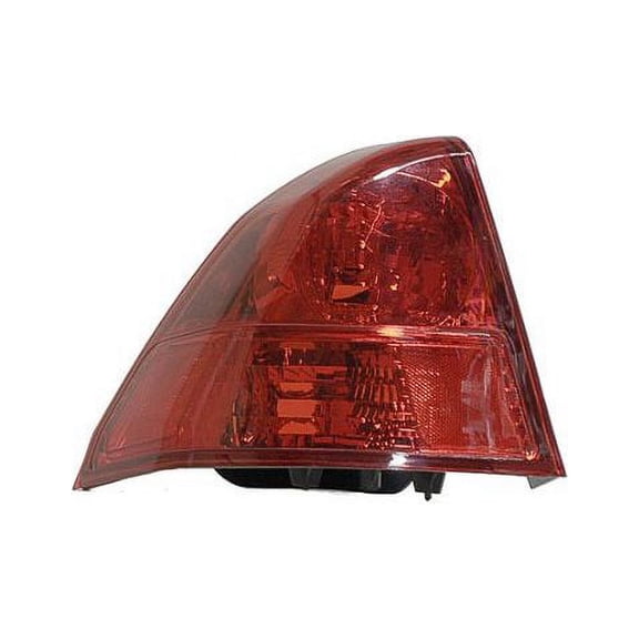 Left Driver Side Tail Light Assembly - Compatible with 2003 - 2005 Honda Civic 2004