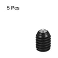 thumbnail image 3 of Unique Bargains Vis à Bille, M6 x 8mm Acier au Carbone Métrique Ressort Douille Hexagonale Vis à Vis 5 Pack, 3 of 7