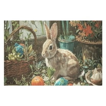 Puzzles for Adults 1000 Pieces - Easter Bunny Funny Puzzles Educational Toys, Birthday Christmas Valentine's Day Gift