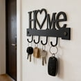 thumbnail image 4 of Apmemiss Clearance HOME Key Rack Wrought Iron Wall Shelving Unit Metal Decorative Hook Rack Entryway Coat Rack, 4 of 6