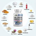 thumbnail image 4 of Clean Nutra TMG Supplements 1000mg | Methylated Multivitamin for Women Men | Taurine B6 Vitamins B12 D3 K2 Trimethylglycine Magnesium Methylfolate Milk Thistle NAC COQ10 B Supplement Complex Capsules, 4 of 9
