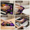thumbnail image 5 of 6 Pcs Funny Kitchen Towels,Neon Halloween Pumpkin Pattern Microfiber Dish Towels,Kitchen Tea Towels,Kitchen Towel Set (18" X 26"), 5 of 7