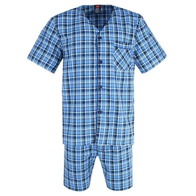 Hanes Ensemble de Pyjama à Manches Courtes et Jambes Courtes (Hommes Grande Taille)