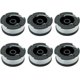 thumbnail image 1 of Carrete de 0,065 pulgadas para cortabordes BLACK+DECKER (carrete de alimentación automática de repuesto), compatible con BLACK+DECKER AF-100, paquete de 6, 1 of 5