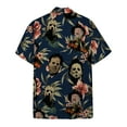 thumbnail image 2 of Horror Movies Halloween Hawaiian Shirt Aloha Cuban Shirt, 2 of 6