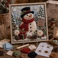 thumbnail image 4 of 3D Christmas Fabric Poke Art Kit, Handmade Fabric Poke Art Kit, Vintage Holiday Handmade Decoration,DIY Christmas Craft Kit for Women,Christmas Gift, 4 of 6