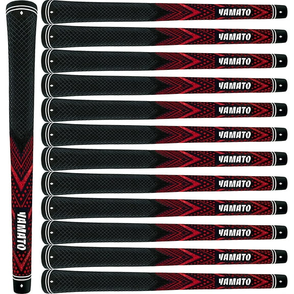 Yamato Innovative Golf Grips 13 Pack Midsize/Standardsize Golf Club Grips, All-Weather Firm Control And High Performance Grips Provides Superior Comfort And Responsiveness