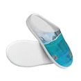 thumbnail image 3 of Haiem Lighthouse Sea Port Print Women's Fuzzy Memory Foam House Slipper Cozy Home Footwear Non-slip Winter Slippers-46/47, 3 of 7