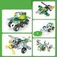 thumbnail image 4 of FEOLGEHLY 6 In 1 Military Truck STEM Building Toy Set for Boys Age 8-12 - Metal Army Toys Model Car Kits Set - Engineering STEM Kits for Kids, Stem Projects Vehicle for 12+ Year Old Boys, 321pcs, 4 of 9