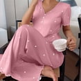 thumbnail image 4 of WRKEKC Modal Pajama Set for Women Breathable Modal Top with High Waist Shorts Summer Set Loungewear Pajamas Sleep Set, 4 of 8