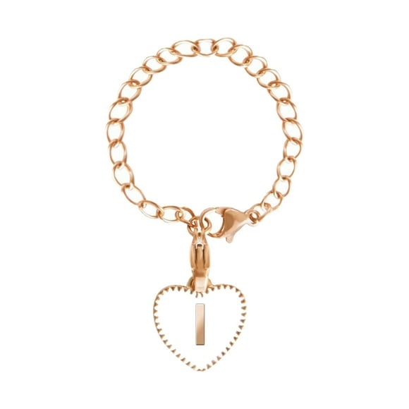 Accessoires de Charme Lettre - Forme de Cœur, Identification par Initiale, pour Tasse Gobelet Cadeau