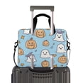 thumbnail image 2 of FORMRS 16" Laptop Bag Carrying Sleeve Case with Handle Travel Shoulder Briefcase, Blue Halloween Ghosts, 2 of 8