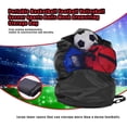 thumbnail image 3 of Bolsa de almacenamiento portátil con cordón de malla para balones de baloncesto, fútbol, voleibol y fútbol, 3 of 11