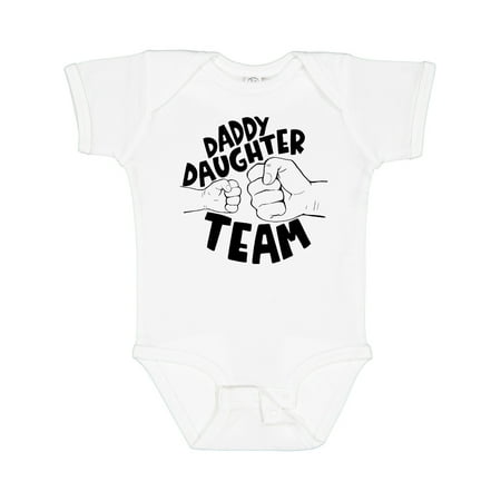 

Inktastic Father s Day Daddy Daughter Team Parent Child Fist Bump Gift Baby Boy or Baby Girl Bodysuit