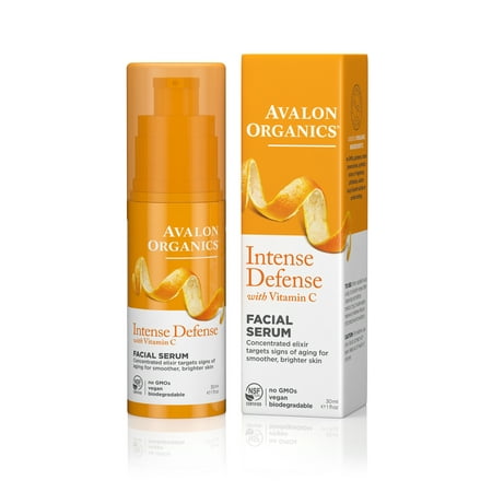 Avalon Organics Intense Defense Facial Serum, 1 (Best Personal Defense Handgun For A Woman)