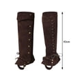 thumbnail image 3 of Cubiertas para botas de pirata Botas de pirata Tops Cubierta de zapatos para fiesta temática Cosplay Marrón Yuyangstore Cubrebotas Pirata, 3 of 8