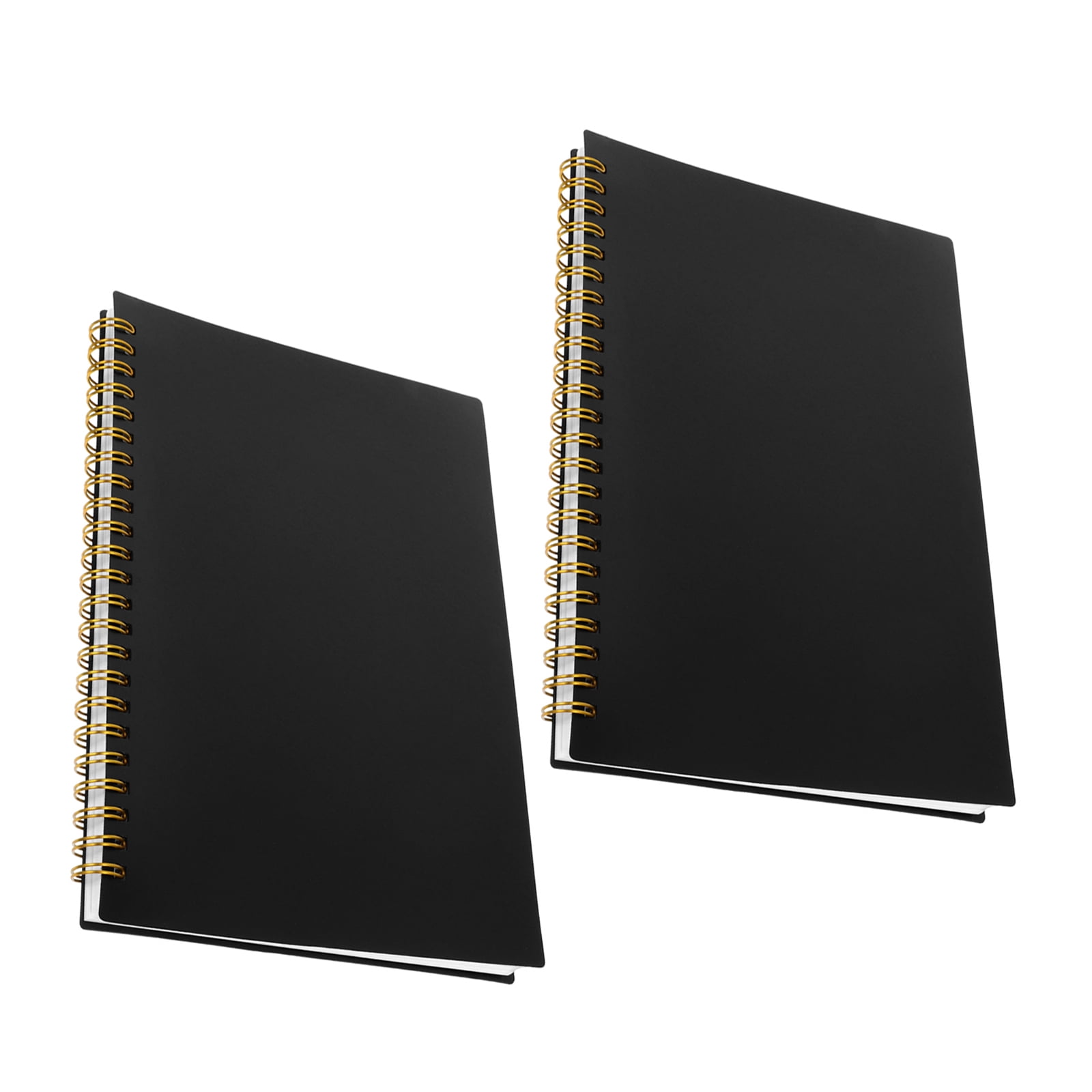 ETHZZLE 2Pcs Budget Planning Book Black Twin Wire Financial Record Book for Daily Accounting