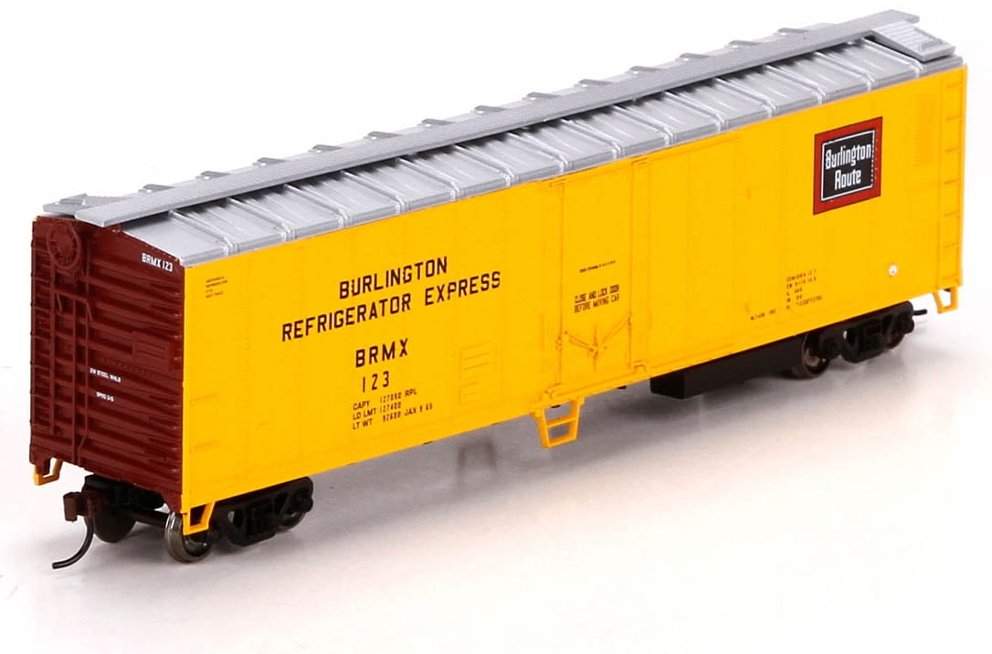Athearn HO Scale 50' Mechanical Reefer Freight Car CB&Q Burlington
