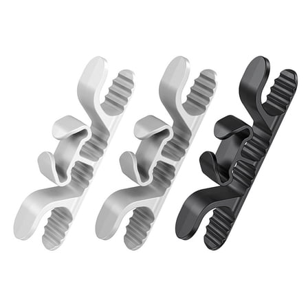 AURARMLET 3Pcs Cord Organizer Appliance Kitchen Cable Winder Adhesive Hook for Tidy Home