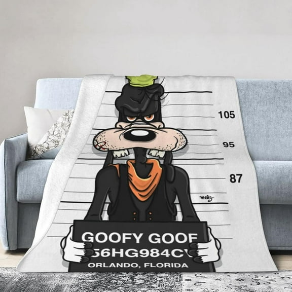 Goofy Style-99 Ultra-Soft Micro Warm Fuzzy Fleece Blanket Throw Gift Decoration For Home Car Camp Office 60"x50"