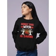 thumbnail image 2 of Sorry, This Witch Is Taken Sweatshirt Women -Image by Shutterstock, Female x-Large, 2 of 4
