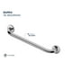 thumbnail image 2 of Barra de Seguridad Baño Alfa Acero Inoxidable Cromada 43 cm, 2 of 2