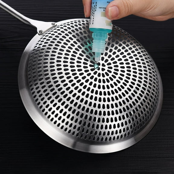 GOOHOCHY 1pc Stainless Steel Colander Scoop Slotted Spoon Food Serving Ladle for Hot Pot