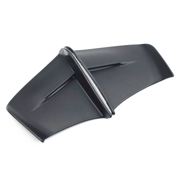 Acaigel 1 Pair Motorcycle Winglet Aerodynamic Spoiler Wing Kit with Adhesive - Matte Black