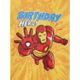 thumbnail image 3 of Camiseta Marvel Iron Man Birthday Boy de manga corta para niños de 8 a 9 años, 3 of 7