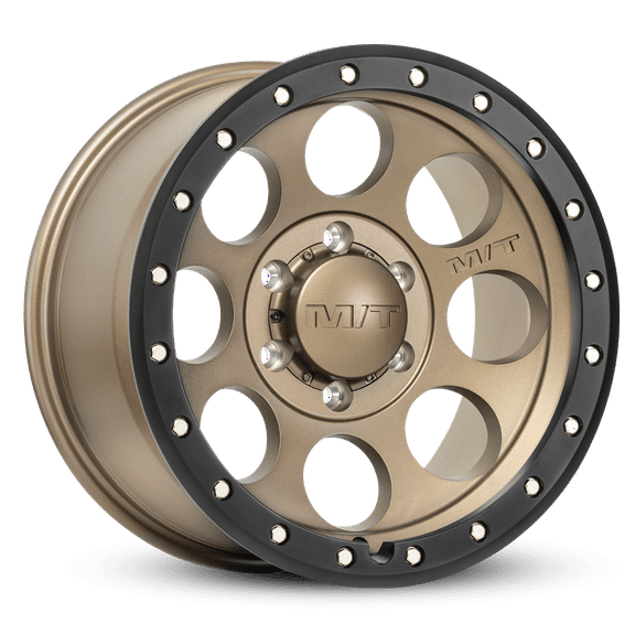 1 Mickey Thompson 17x9 6X5.50 -12 Classic Pro Bronze Satin Bronze with Black Lip Wheel Rim