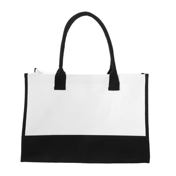 Worgeous 1Set Canvas Bags for Women Natural Cotton Material Fashionable for Gym Storage Utility Tote 16.90X11.79X6.68in