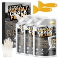 thumbnail image 1 of Llenadora de grietas de asfalto LUVBOATE de alta elasticidad, 2,2 kg, negra, 1 of 6