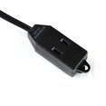 thumbnail image 4 of 8 Feet Indoor 3 Outlet Extension Cord with Foot Switch - with Safety Water Proof Cover (2 Packs), 4 of 6