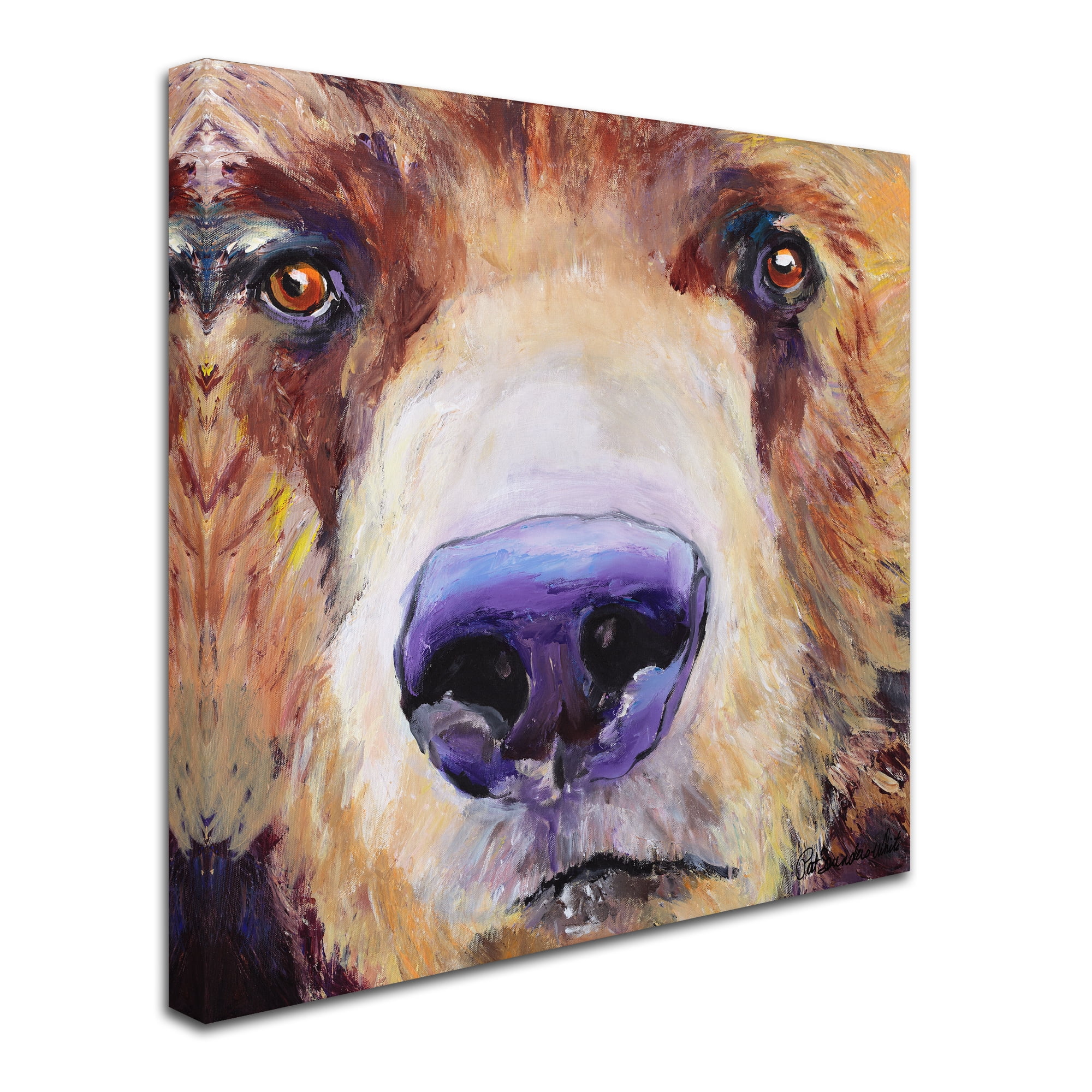 Trademark Fine Art 'The Sniffer' Canvas Art by Pat Saunders-White