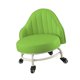 thumbnail image 1 of Taburete bajo con ruedas, asiento con ruedas, taburete corto giratorio de 360  degree, taburete de polea de maquillaje, taburete de pedicura para garaje, Verde, 1 of 9