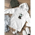 thumbnail image 3 of Cute Funny Vampire And Bats Hoodie Juniors -Image by Shutterstock,  Small, 3 of 4