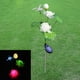 thumbnail image 5 of pstuiky Luces de jardín iluminación paisajística luces de combinación con siete colores cambiantes luces solares inalámbricas con estaca para cercas patios jardines y decoración de parterres., 5 of 6