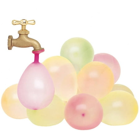 Latex Water Balloons, Neon, 50ct (Best Way To Tie Water Balloons)