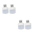 thumbnail image 4 of crativent USB Plug Lamp 3000K Lighting Device Power Bank Mobile Charging Eye for Protection Book Lamps Round Supple Reading Light Warm/White 2Set, 4 of 6